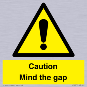Caution Mind the gap